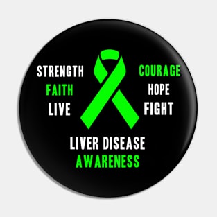 Liver Disease Awareness Pin