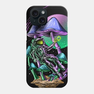 MUSHROOM ASTRONAUT VIBES Phone Case