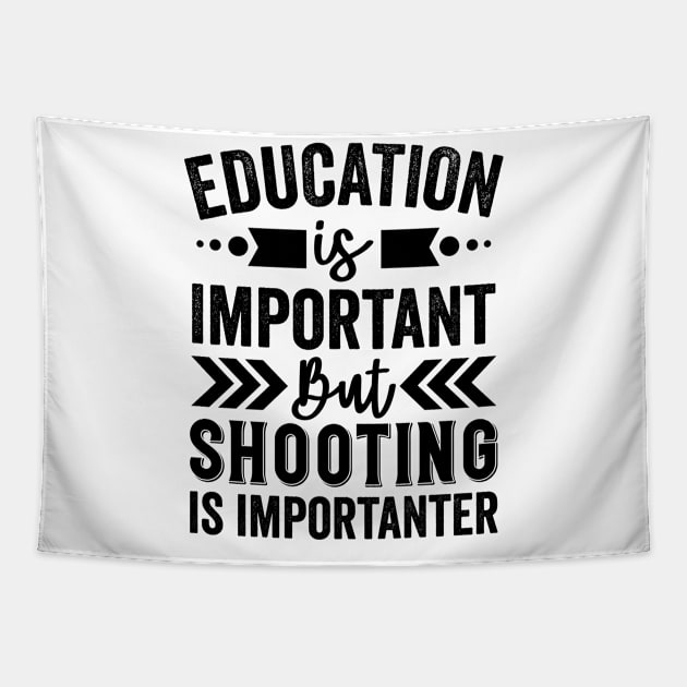 Shooting Is Importanter Tapestry by Mad Art