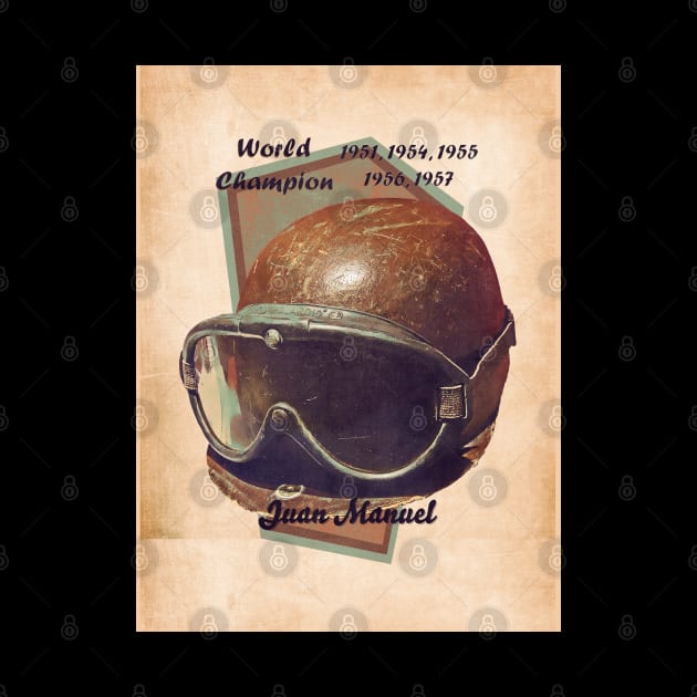 1951Juan Manuel Fangio by Popcult Posters