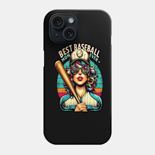 The Bat-Wielding Best Baseball Mom Phone Case