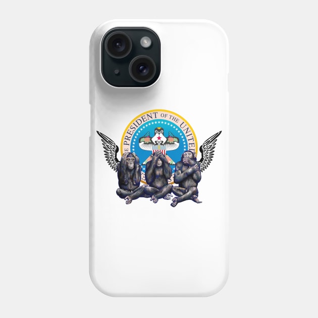 God Bless America Phone Case by Rat Tribe Toons