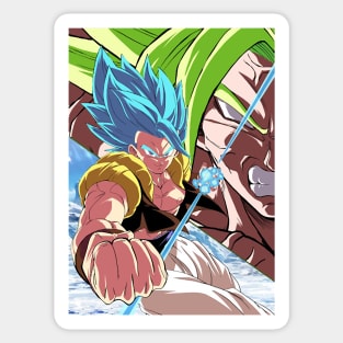 Dragon Ball Super Broly Broly Goku Vegeta Gogeta Sticker for Sale by  igor-me