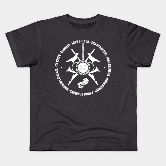 Mat Cauthon Emblem White Wheel Of Time Kids T Shirt Teepublic