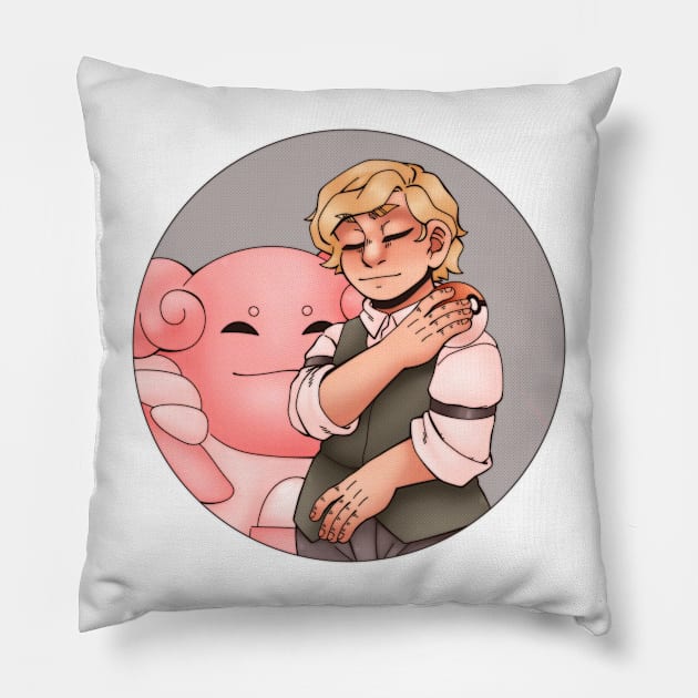 Normal Trainer Pillow by paperstarzz