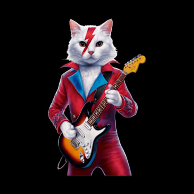 Ziggy Stardust Cat by CustomCraze