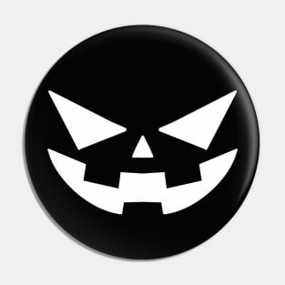 Happy Halloween Pumpkin Face Pin