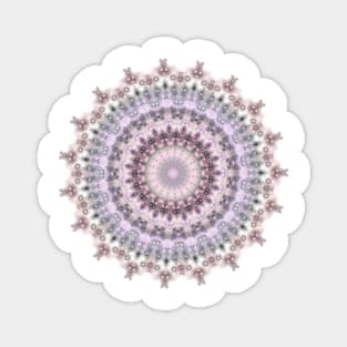 Purple Vintage mandala Magnet