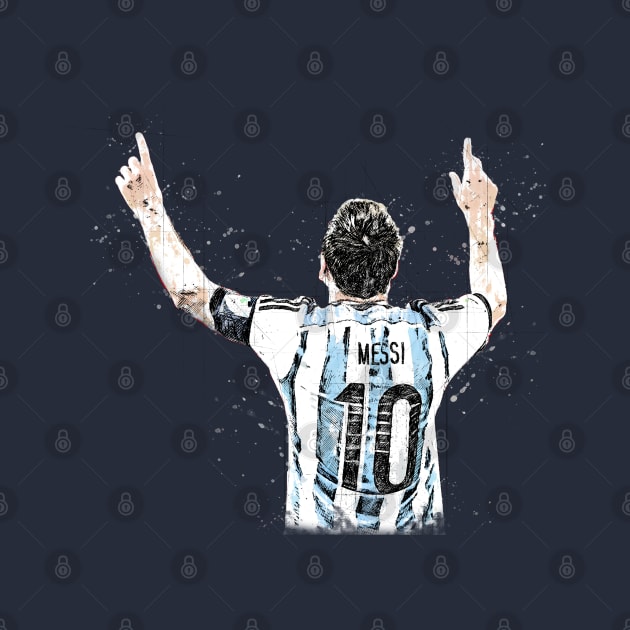 Lionel Messi-Argentine Hero by ARTABBAS