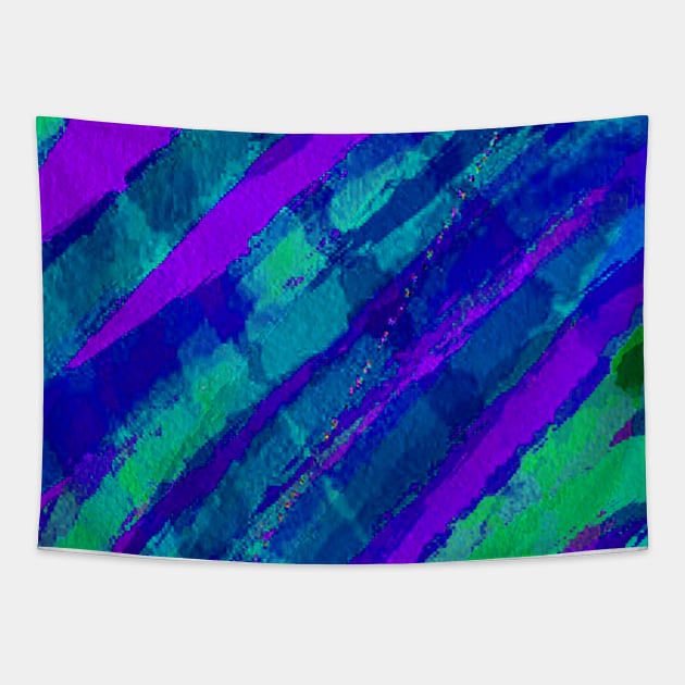 Watercolor Ocean Deep Tapestry by BlakCircleGirl