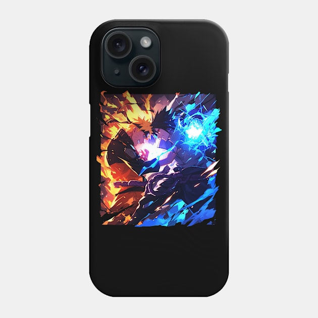 naruto and sasuke Phone Case by StevenBag