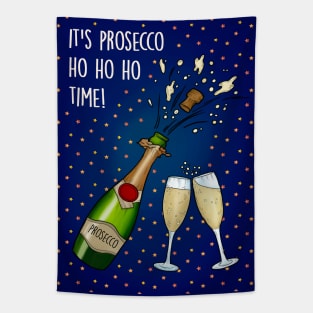 Prosecco ho ho time Tapestry