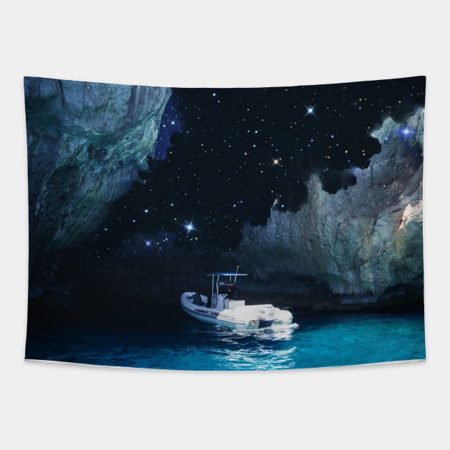 TREASURE CAVE. Tapestry by LFHCS