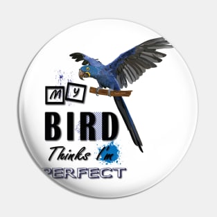 my bird thinks i´m perfect Pin