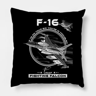 F16 Fighting Falcon Viper Fighterjet Pillow