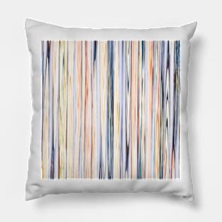 pastel abstract striped pattern Pillow