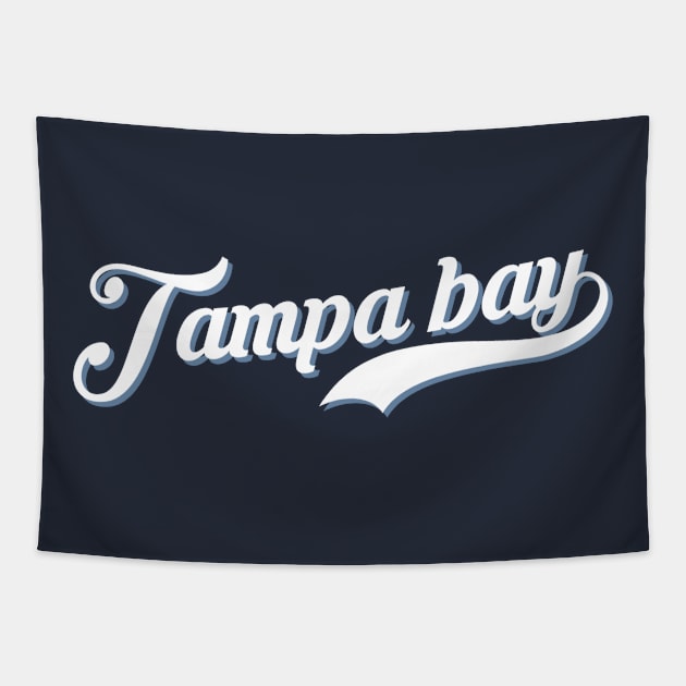 Tampa bay baseball Tapestry by Sloop