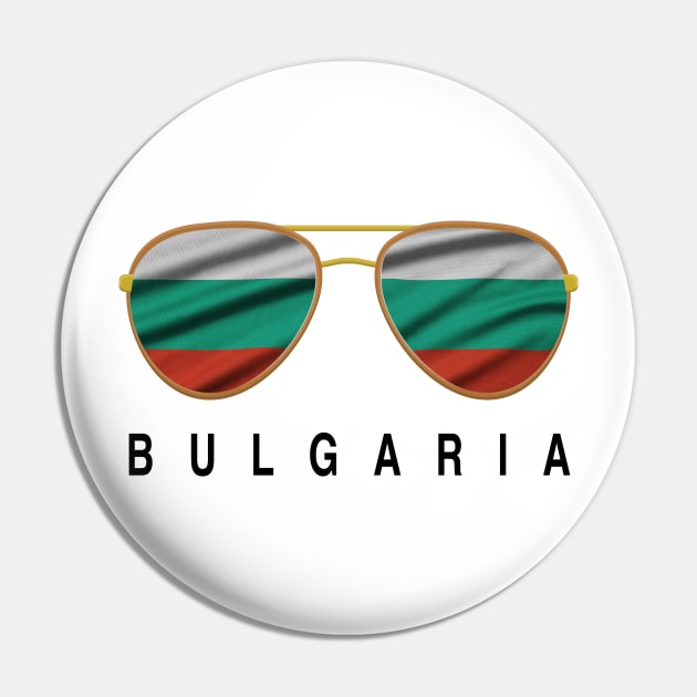 Bulgaria Sunglasses, Bulgaria Flag, Bulgaria gift , Bulgarian Pin by JayD World