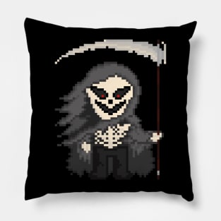 Pixel Monster Grim Reaper Pillow