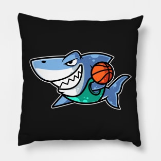 Shark Basketball Game Day Funny Team Sports B-ball product Pillow