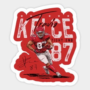 kelce chiefs jersey stars Sticker for Sale by jessicanoble