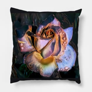 Mother of Pearl Rose Pillow