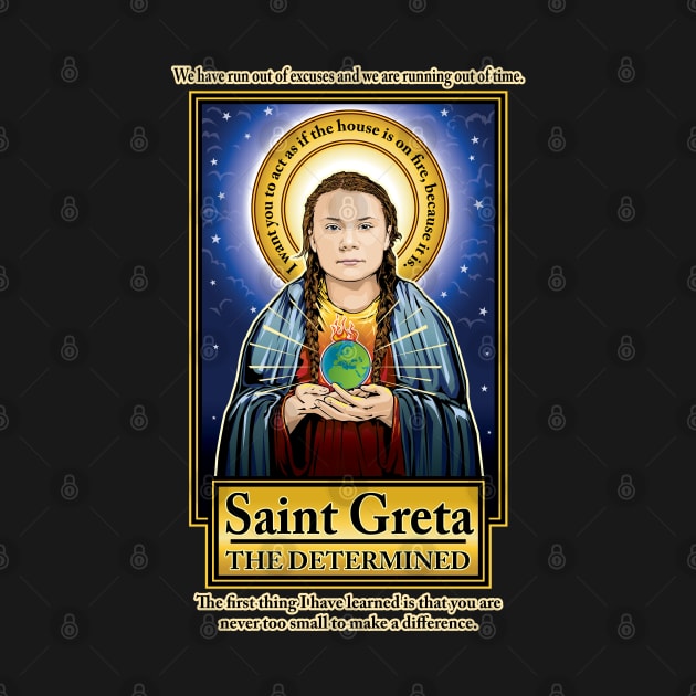 Saint Greta by Pop Art Saints