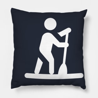 Stand Up Paddle Design Pillow