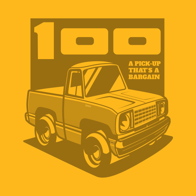 Disover Bright Yellow - D-100 (1978 - White-Based - Ghost) - Pickup - T-Shirt