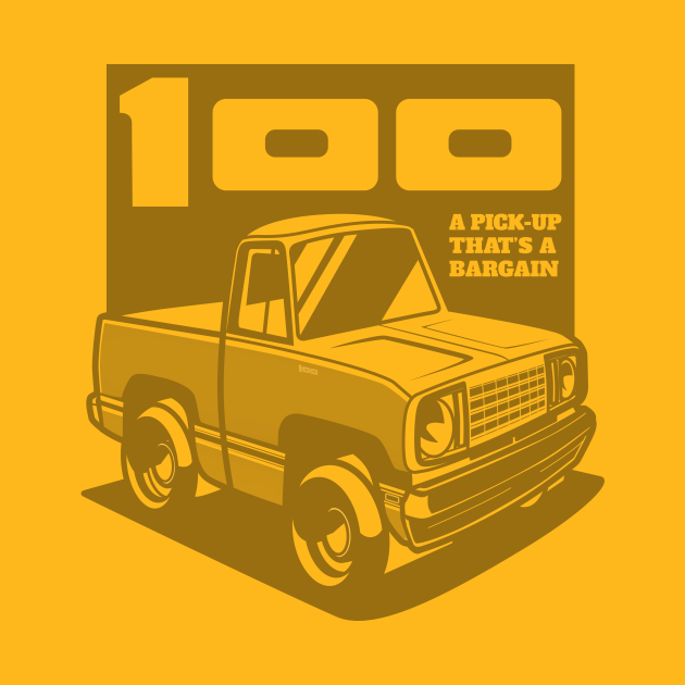 Discover Bright Yellow - D-100 (1978 - White-Based - Ghost) - Pickup - T-Shirt