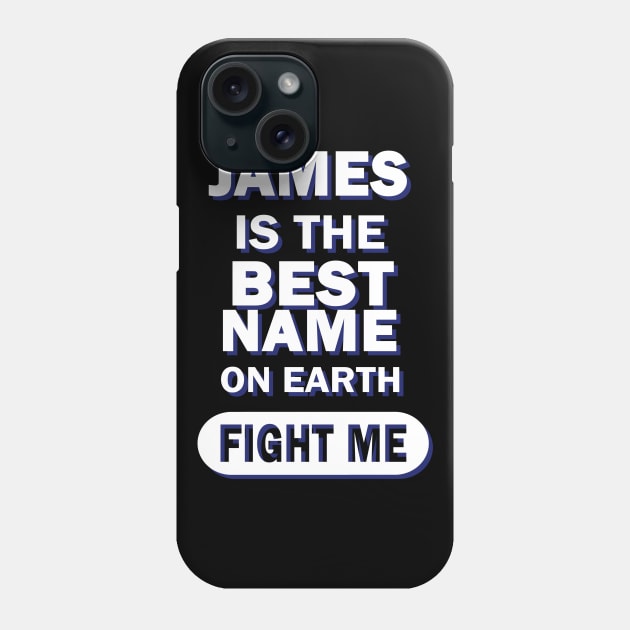James name for boys, men's birthday Phone Case by FindYourFavouriteDesign