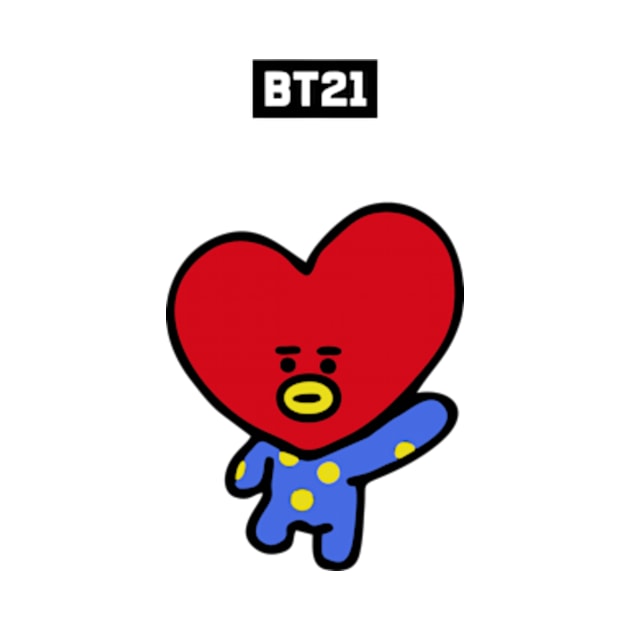 bt21 bts exclusive design 51 by Typography Dose