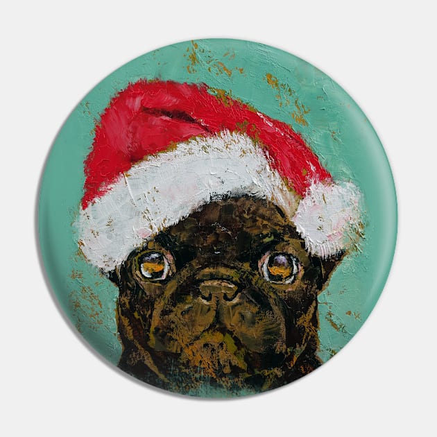 Santa Pug Pin by creese