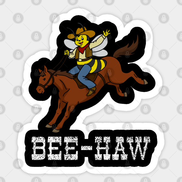 Funny Bee Shirt Kids Cowboy Gifts Boys Girls Horse Rodeo - Cowboy Gift ...