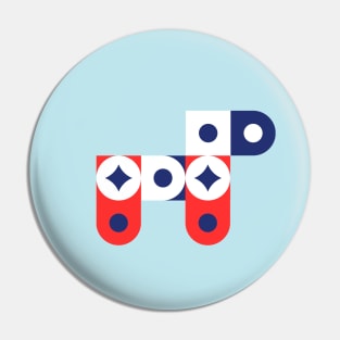 Canine Kaleidoscope Pin