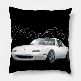 oem+ roaster miata mx-5 jdm te37 drift cars Pillow