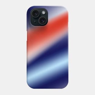 red blue white abstract texture background pattern Phone Case