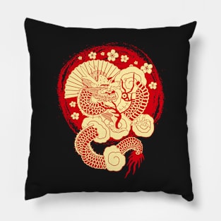 Traditional Chinese Dragon Pillow