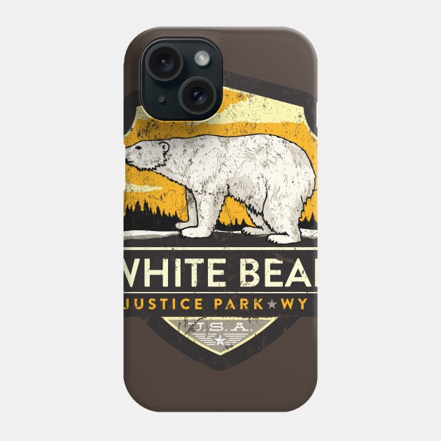 White Bear Justice Park Phone Case by MindsparkCreative