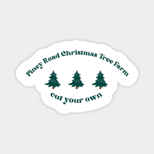 Piney Road Christmas Tree Farm Magnet