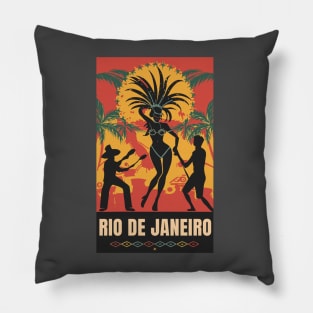 Carnaval - Rio de Janeiro - Brazil Pillow