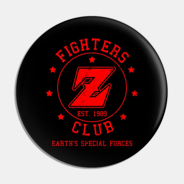 Anime Manga Fighters Club Gift For Anime Fans Pin by BoggsNicolas