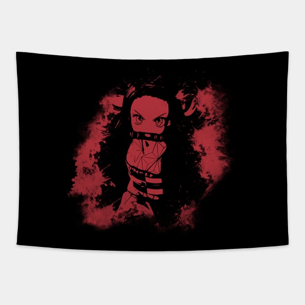 Demon Girl Tapestry by Scailaret