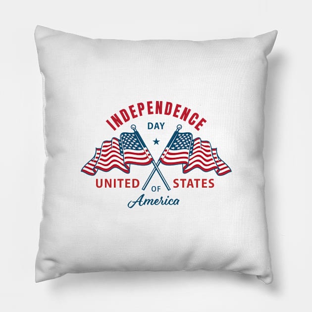 july 4th Pillow by Mdath