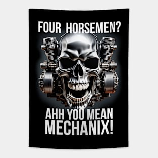 Ahh You Mean Mechanix Tapestry