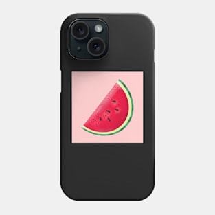 Watermelon Slice Illustration Phone Case