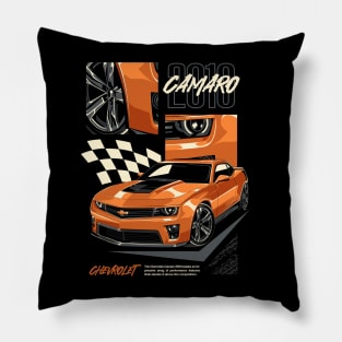 Retro Camaro 2010 Pillow