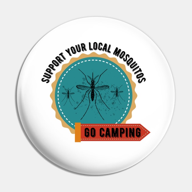 Go Camping Pin by Not Your Average Store