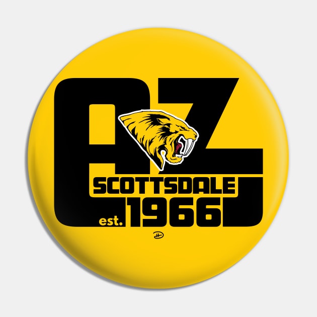 Saguaro Sabercats (1966) - Black Pin by dhartist