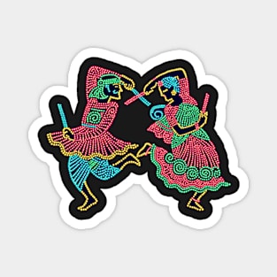 Indian Folk Dancers Magnet